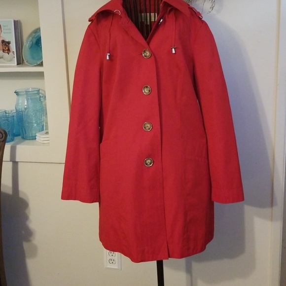 michael kors coats red